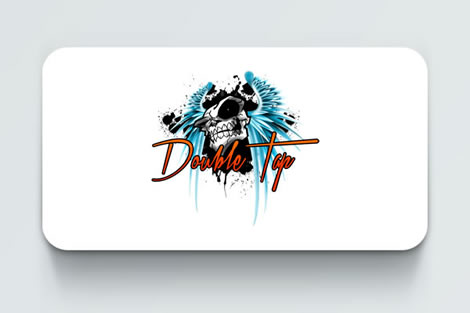 Logo design for Double Tap paintball team